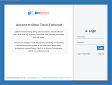 Tablet Screenshot of globaltravelexchange.com